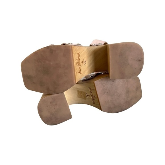 Sam Edelman Angela Platform Heel Beige Leather LIKE NEW!! - Picture 8 of 8